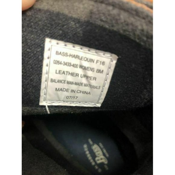 Bass Harlequin Waterproof Duck Boot SIZE 8 - Picture 6 of 6